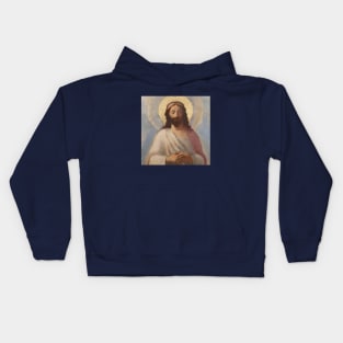 God in watercolors Kids Hoodie